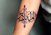 custom arabic persian calligraphy tattoo