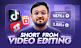 edit your videos with cuts, text, transitions, and logo overlays