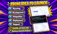 build web app as full stack developer and software developer
