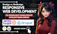 update fix any develop issue of drupal, magento, ecommerce store design redesign