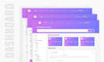 do modern saas dashboard, web app and saas UI UX in figma