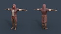 create game ready lowpoly 3d characters