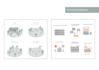 architectural concept diagrams in 2d or 3d
