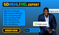 professionally design dfy gohighlevel website ghl funnels ghl forms