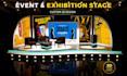 design 3d event stage, concert stage and TV studio set design