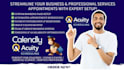 set up acuity scheduling calendly appointment booking mailchimp email workflow
