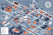 design vector map, city map, site map, travel map, event map design
