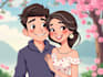draw cartoon disney couple portrait