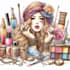 draw digital watercolor illustration