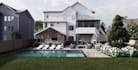 design realistic backyard, pool, patio and terrace 3d landscape renderings