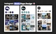 design an instagram feed and posts