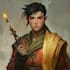 make a unique fantasy game character art