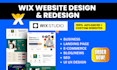 wix website redesign wix website, design wix website with wix studio