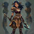 make fantasy or character art for a game art