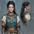 illustrate a dnd character art and dnd character design