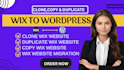clone copy and duplicate any design into a wix website