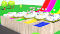 create 3d nursery rhymes like wheels on the bus