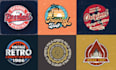 round logo, badge, patch, stamp design