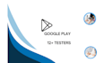 provide 12 real tester for close test your android app