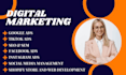 be your social media marketing manager  and digital   marketing manager