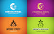 create minimalist 3d professional business logo design