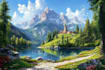 environment concept art landscape design