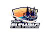 create fishing and hunting logo