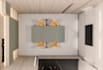 do 3d rendering for home layout top view