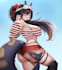 create nsfw anime style illustration