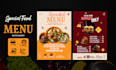 create premium restaurant food menu with express delivery