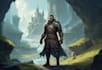 paint a character illustration in a fantasy world