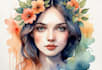 paint a beautiful watercolour illustration