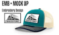 do a embroidery digitizing and a mock up