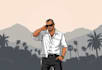 draw game style and gta character illustration for you