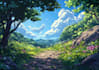 illustration, background game, 2d art, vtuber, anime