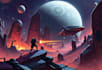 draw sci fi illustration and sci fi concept art