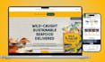 build meal prep website food delivery website catering website meal prep store