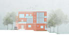 render 2d floor plan, elevation and section in photoshop