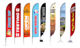 make teardrop flag, beach flag, drop flag, feather flag, lawn sign