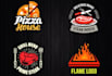 design street food logo for your preference