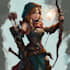 create a character art, game art, dnd character art
