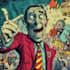 create a crazy political or satirical cartoon