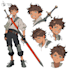 create a custom 2d digital character design