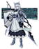 do anime full body female character design