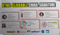 design responsive HTML email signature clickable email signature