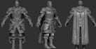 design 3d metahuman armor character for ue5 game,3d mannequin rig,facial express