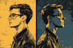 draw your portrait photo in linocut style