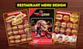 do modern restaurant menu with drink menu design