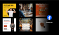 design social media post, digital flyer,  and custom social adv