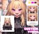 draw live2d model 2d live rigging 3d furry model pfp anime chibi model manga
